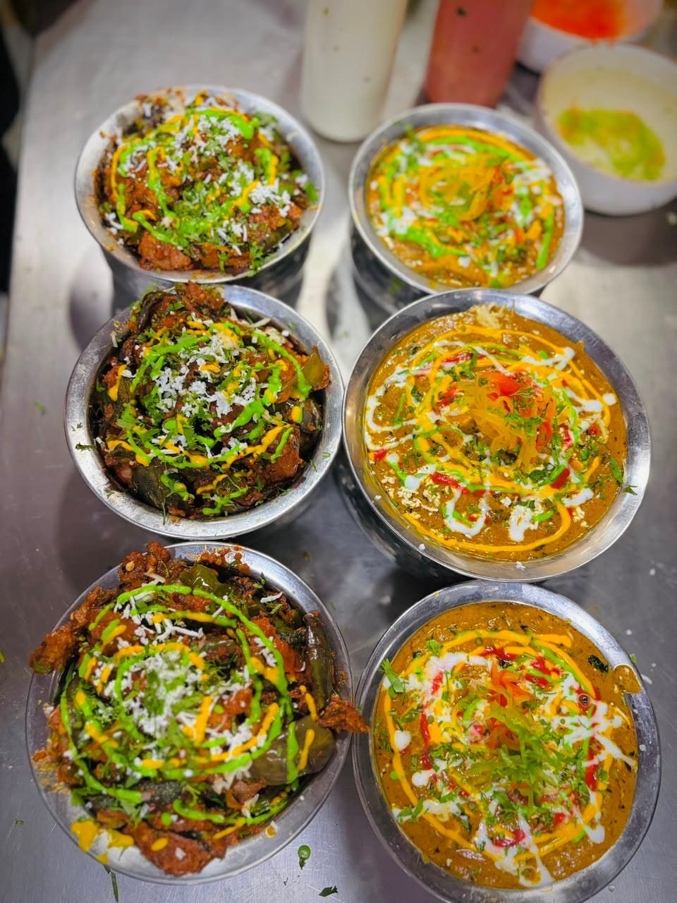 Mix Veg Handi as plated in the Krushnaleela White House kitchen