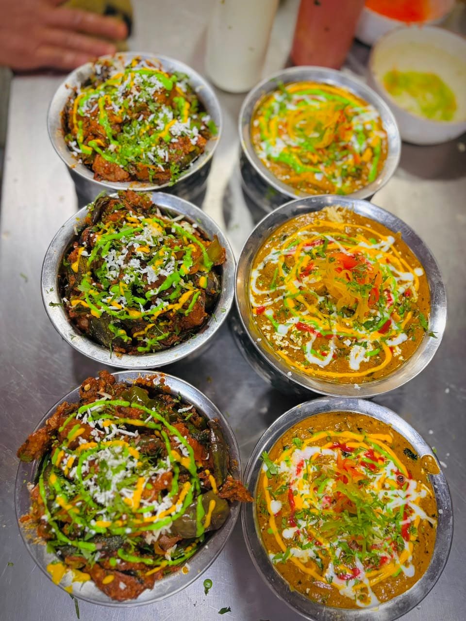 Veg Maratha Handi as plated in the Krushnaleela White House kitchen