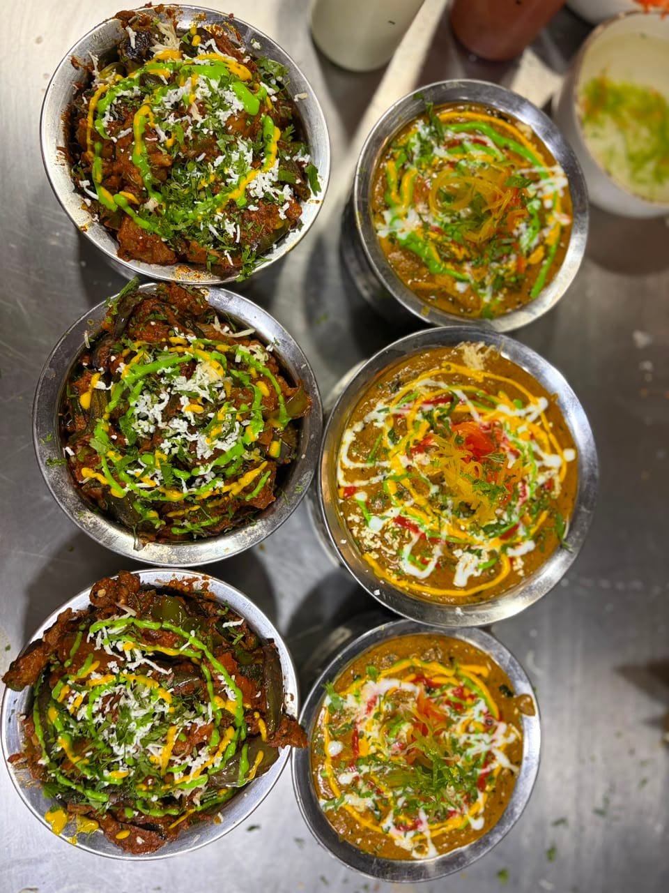 Kaju Paneer Handi as plated in the Krushnaleela White House kitchen