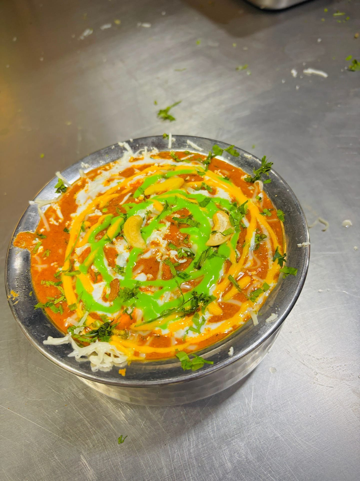 Veg Maharaaja as plated in the Krushnaleela White House kitchen