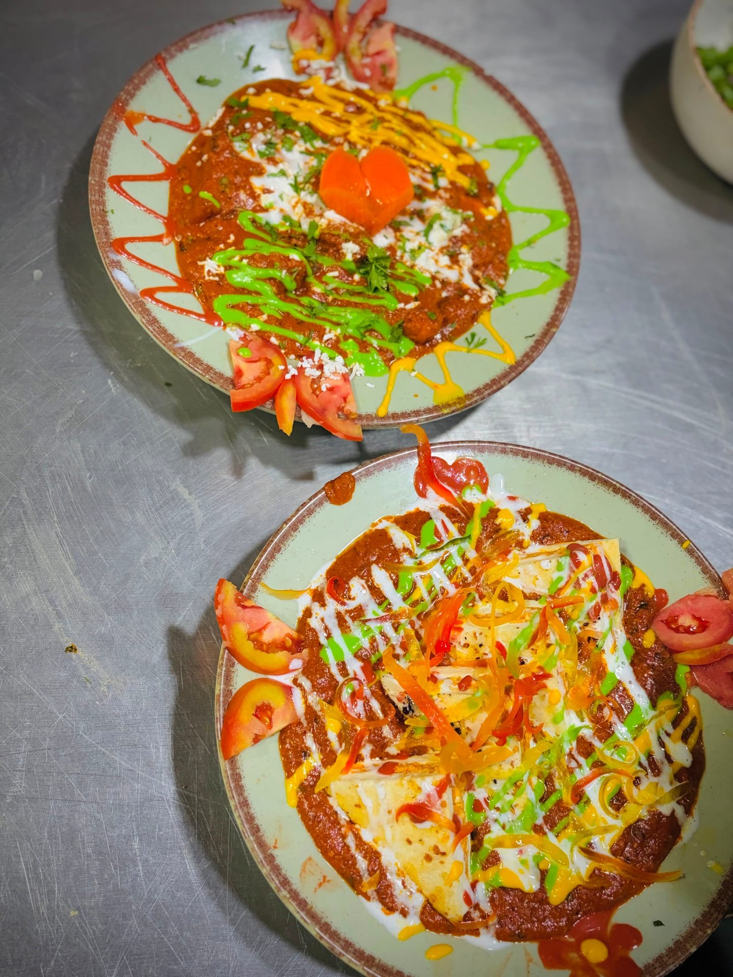 Veg Tufani as plated in the Krushnaleela White House kitchen