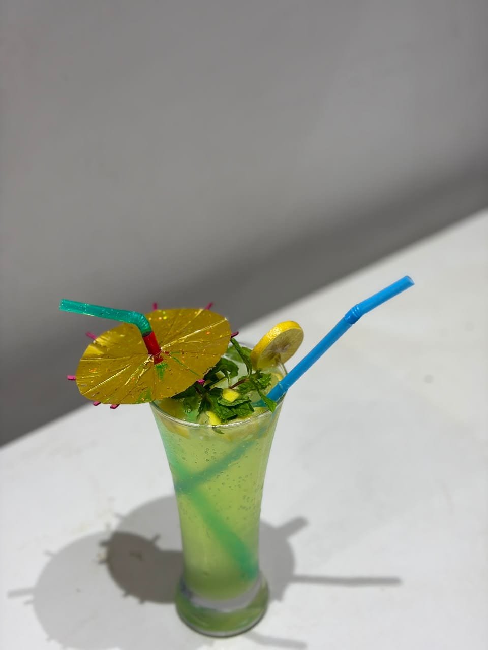 Kala Khatta Mojito as plated in the Krushnaleela White House kitchen